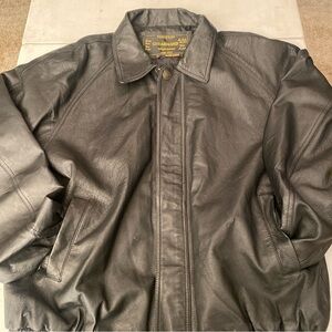 Gio-Armand women’s black leather jacket XL